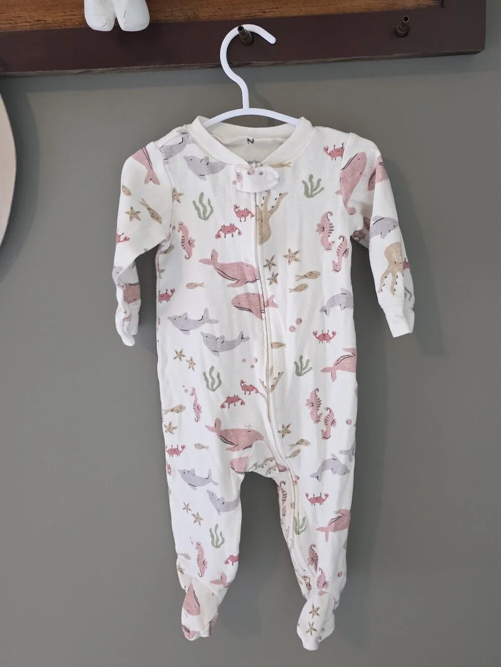 Carter's Ocean One Piece 9m Baby Girl